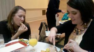 Epic, a premier female barbershop quartet, enjoys Sunday brunch at Todd Gray's Muse