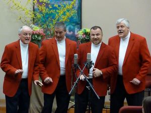 Shameless barbershop quartet