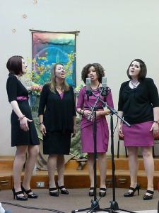 Epic, a Harmony Inc. barbershop quartet, 2012 benefit concert, acappella