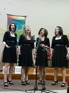 Epic, a Harmony Inc. barbershop quartet, 2012 benefit concert, acappella