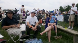 Epic, a Harmony Inc. quartet, performs the National Anthem at the Virginia Gold Cup