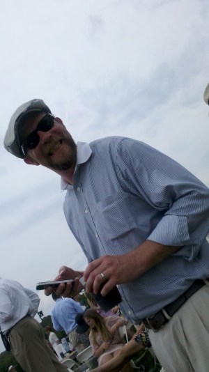 Epic, a Harmony Inc. quartet, performs the National Anthem at the Virginia Gold Cup