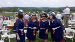 Epic, a Harmony Inc. quartet, performs the National Anthem at the Virginia Gold Cup