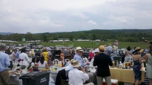 Epic, a Harmony Inc. quartet, performs the National Anthem at the Virginia Gold Cup