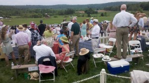 Epic, a Harmony Inc. quartet, performs the National Anthem at the Virginia Gold Cup