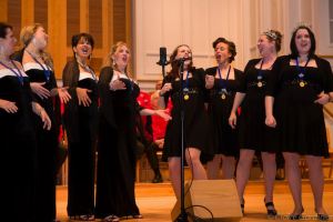 Epic, Harmony queens, barbershop quartet, performing, Speed of Sound, Sweet Adelines quartet, female barbershop harmony